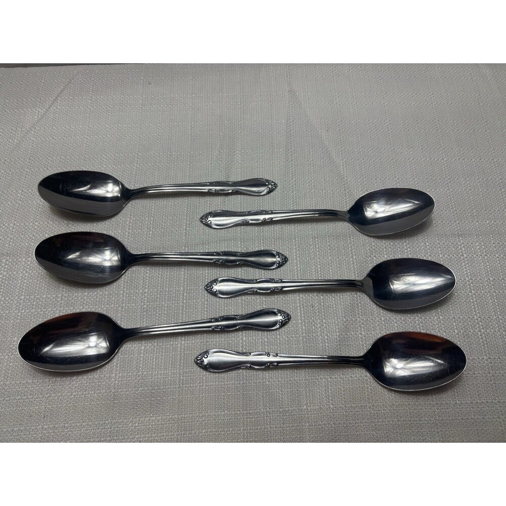 Vintage Simeon & George H Rogers Silverplate Teaspoons Set of 6